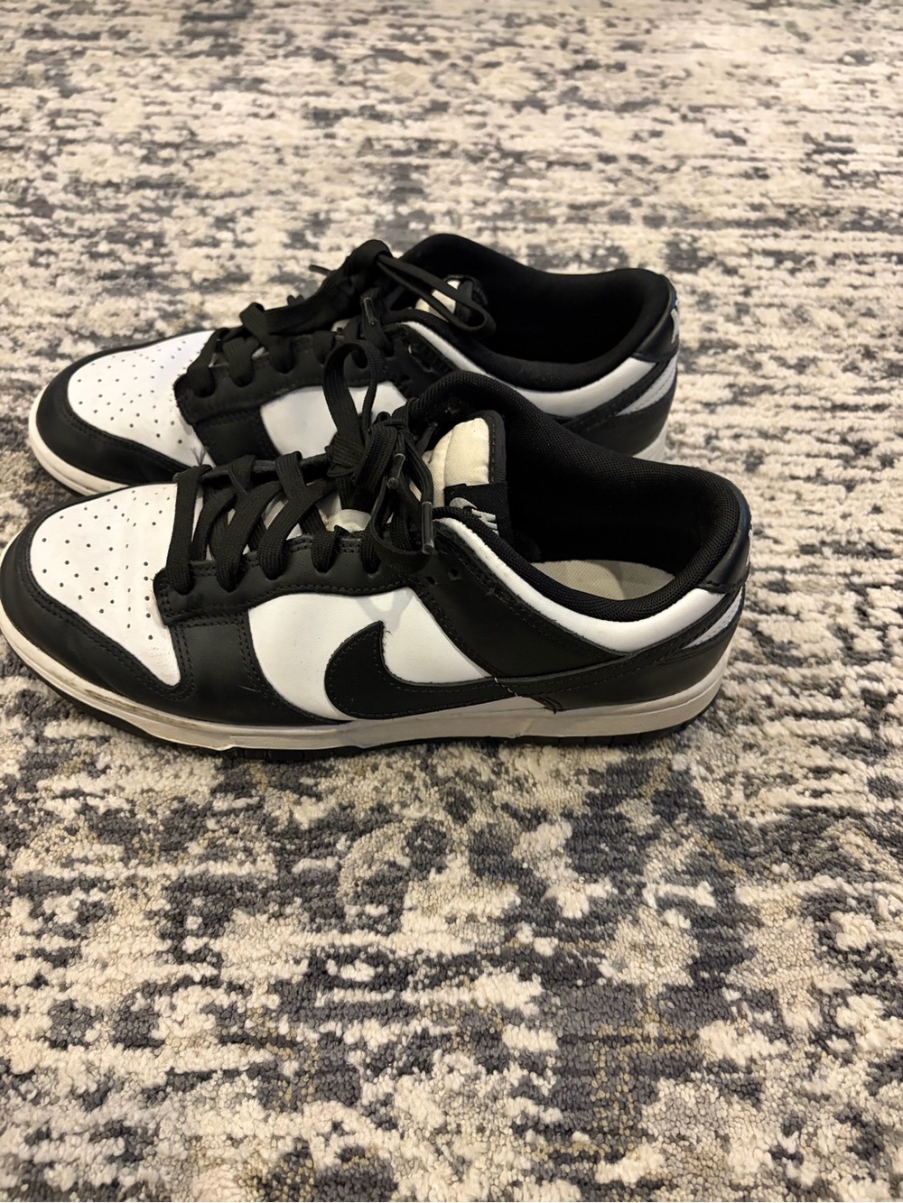 Nike Black and White Low Profile Sneakers
